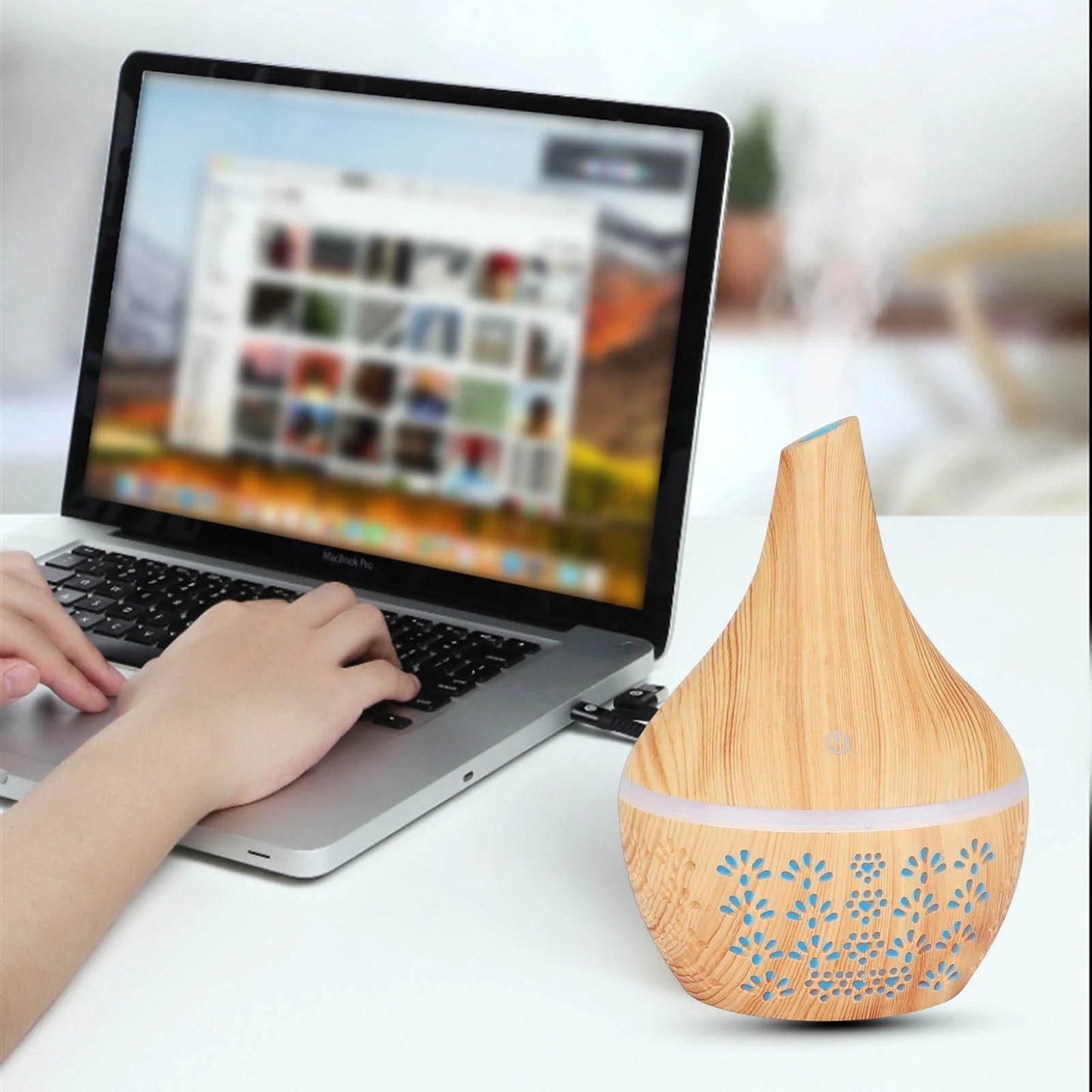 Aroma Essential Oil Diffuser LED Aroma Aromatherapy Humidifier on Clearance