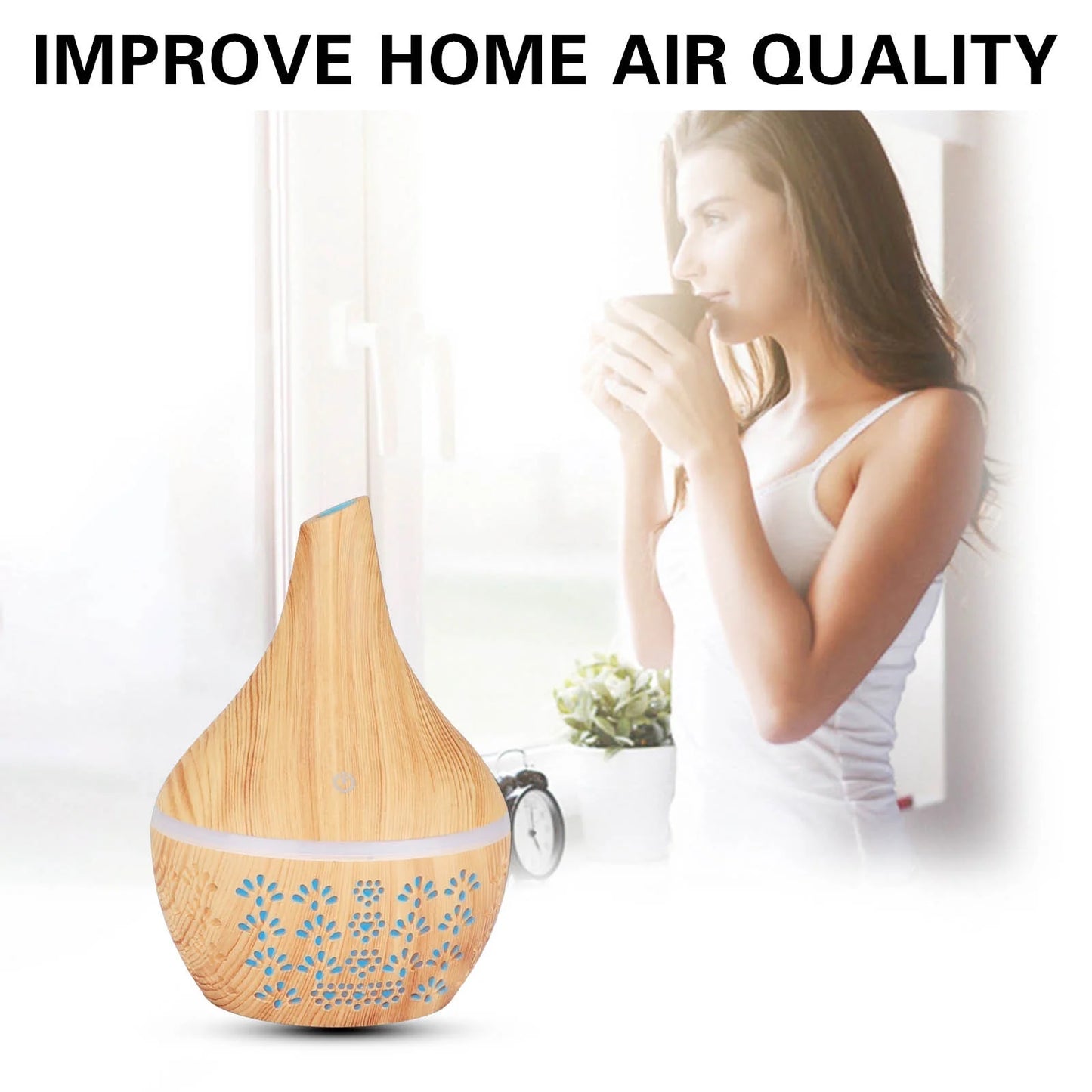 Aroma Essential Oil Diffuser LED Aroma Aromatherapy Humidifier on Clearance